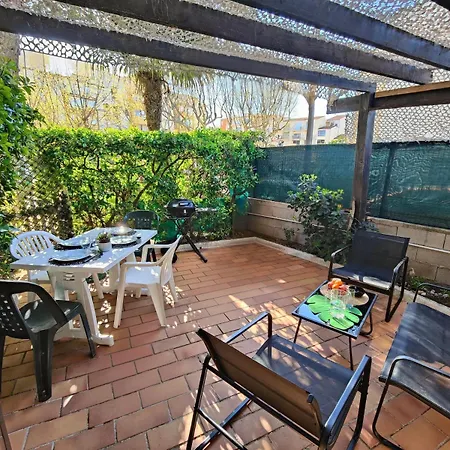 Cap D 4pers 1bb Rdc Calme Clim Terrasse Bbq Apartman *